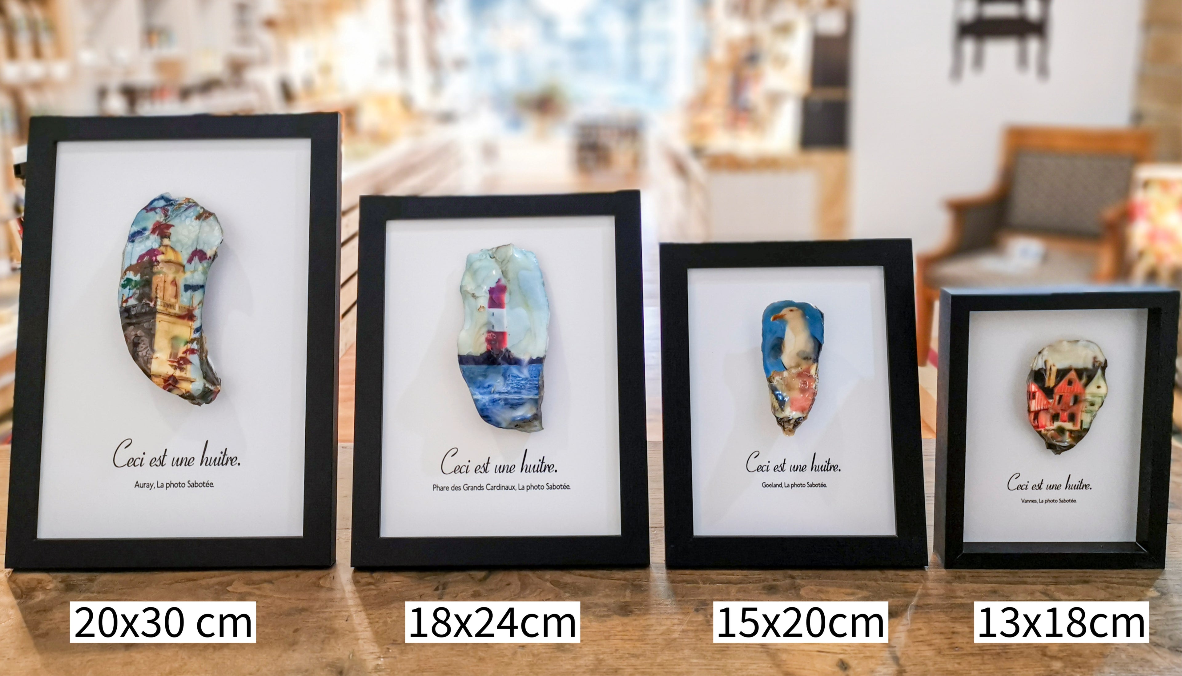 Huître Photographique – Le Français – Cadre Art Box 13x18 cm