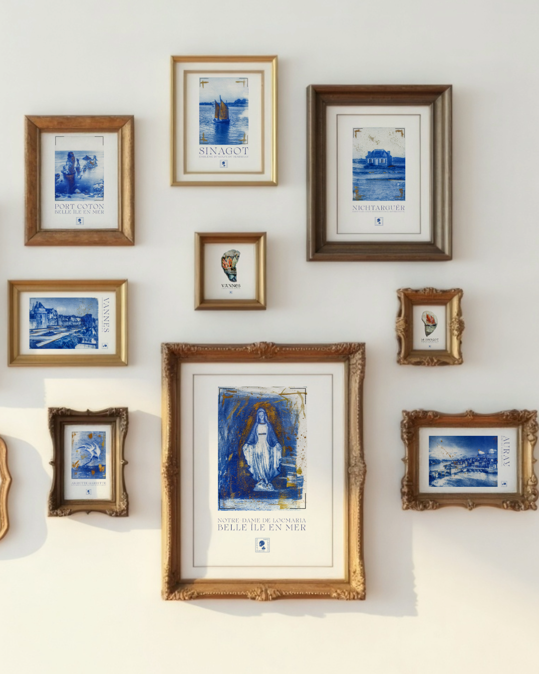 Affiche Cyanotypée (sans cadre) – St Cado.