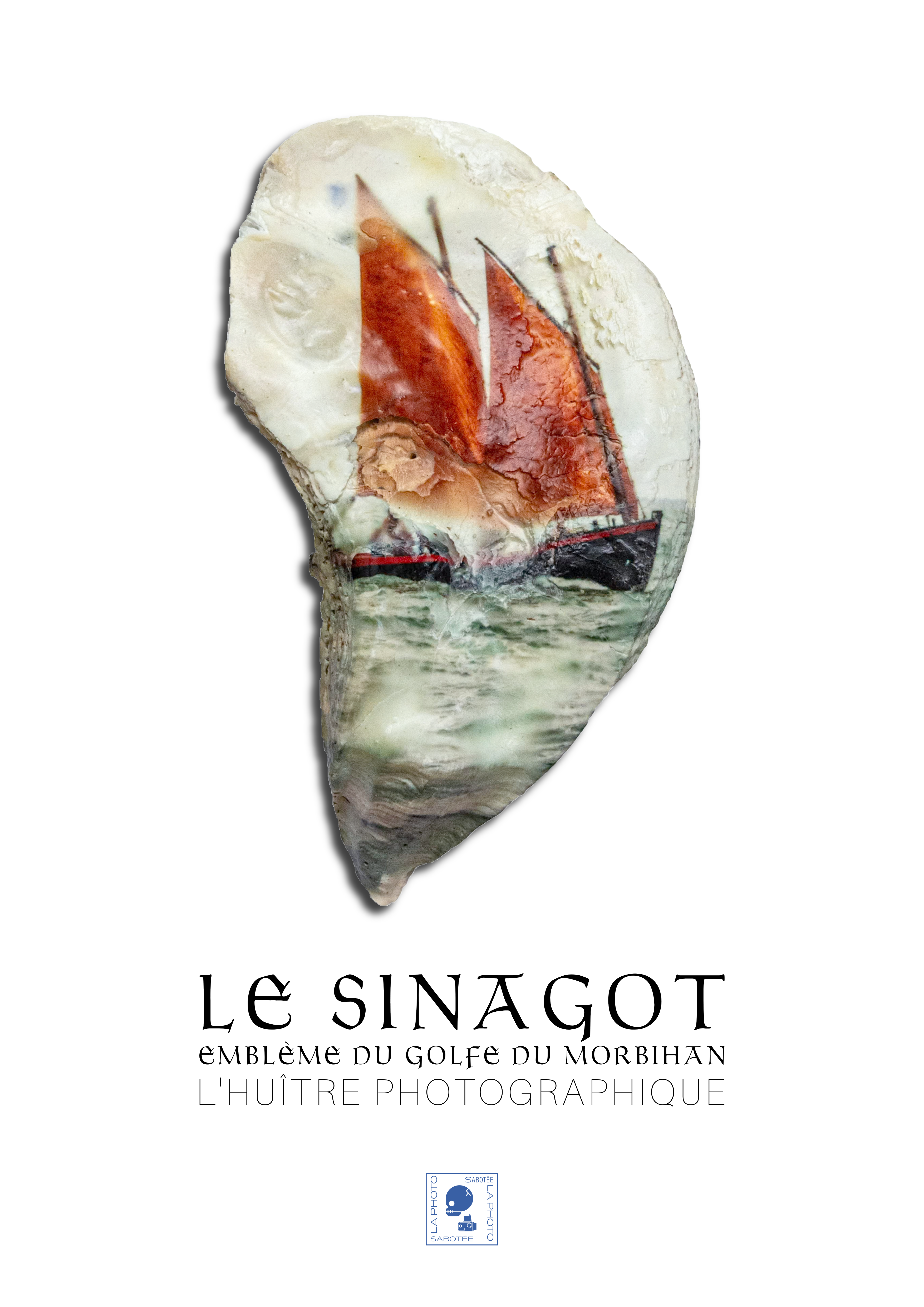 Affiche iodée (sans cadre) – Sinagot -voilier emblématique du golfe du Morbihan
