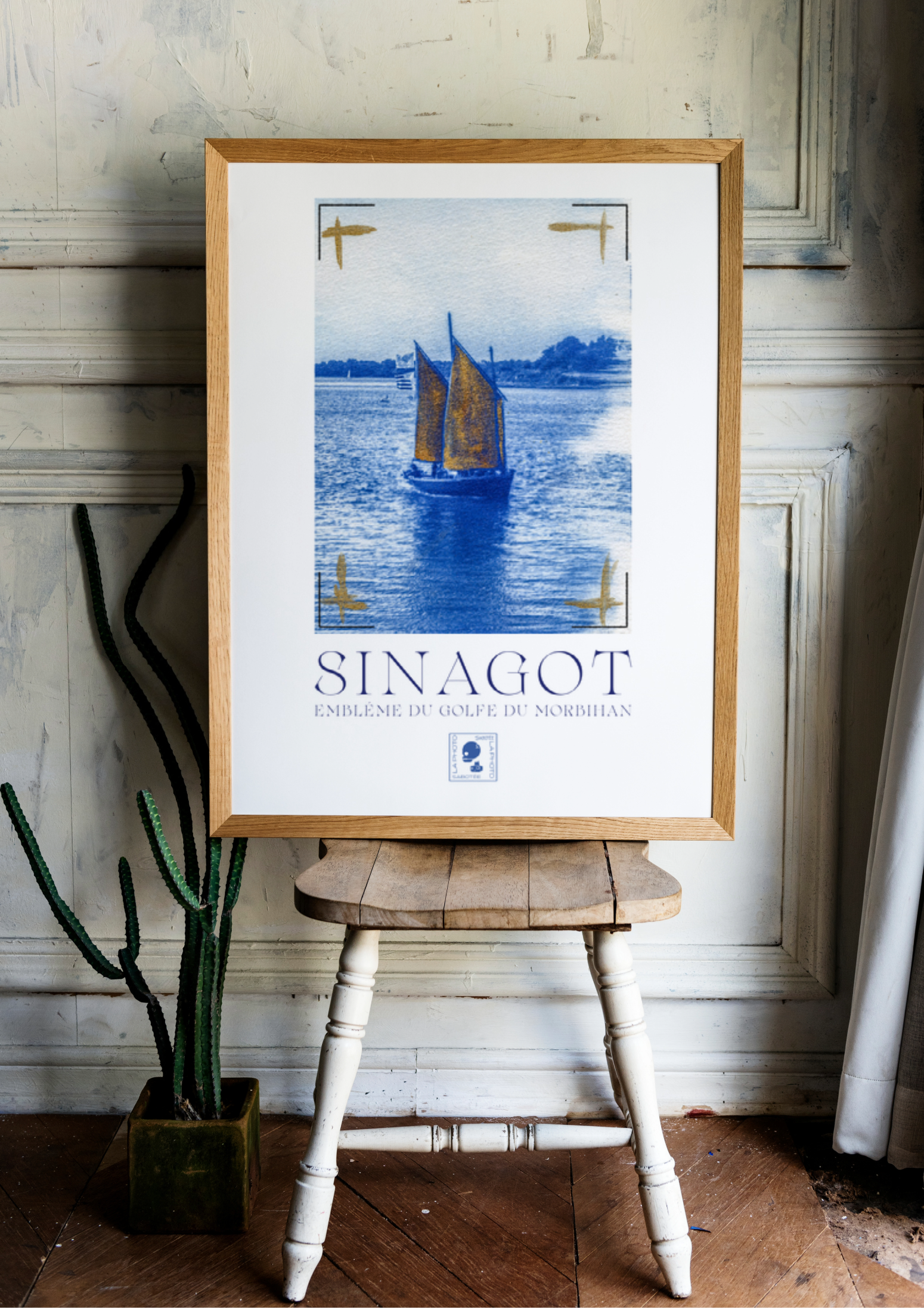 Affiche Cyanotypée (sans cadre) – Sinagot