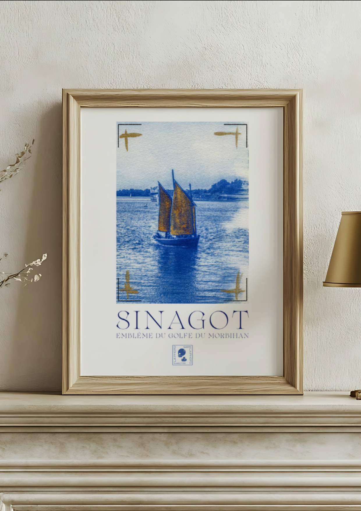 Affiche Cyanotypée (sans cadre) – Sinagot