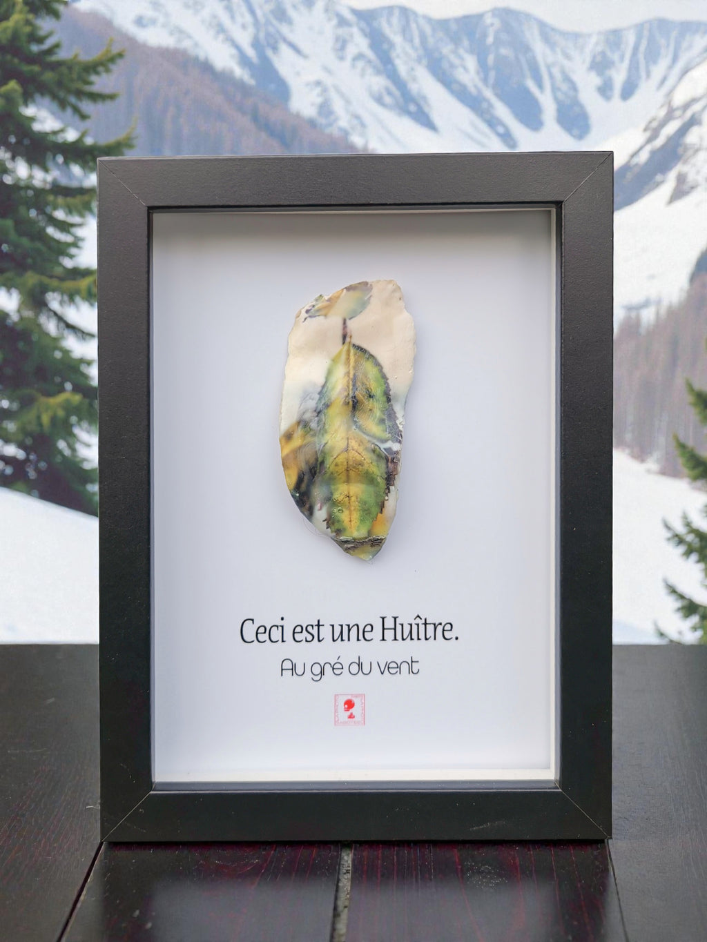 Huître Photographique –Au gré du vent – Cadre Art Box 13x18 cm