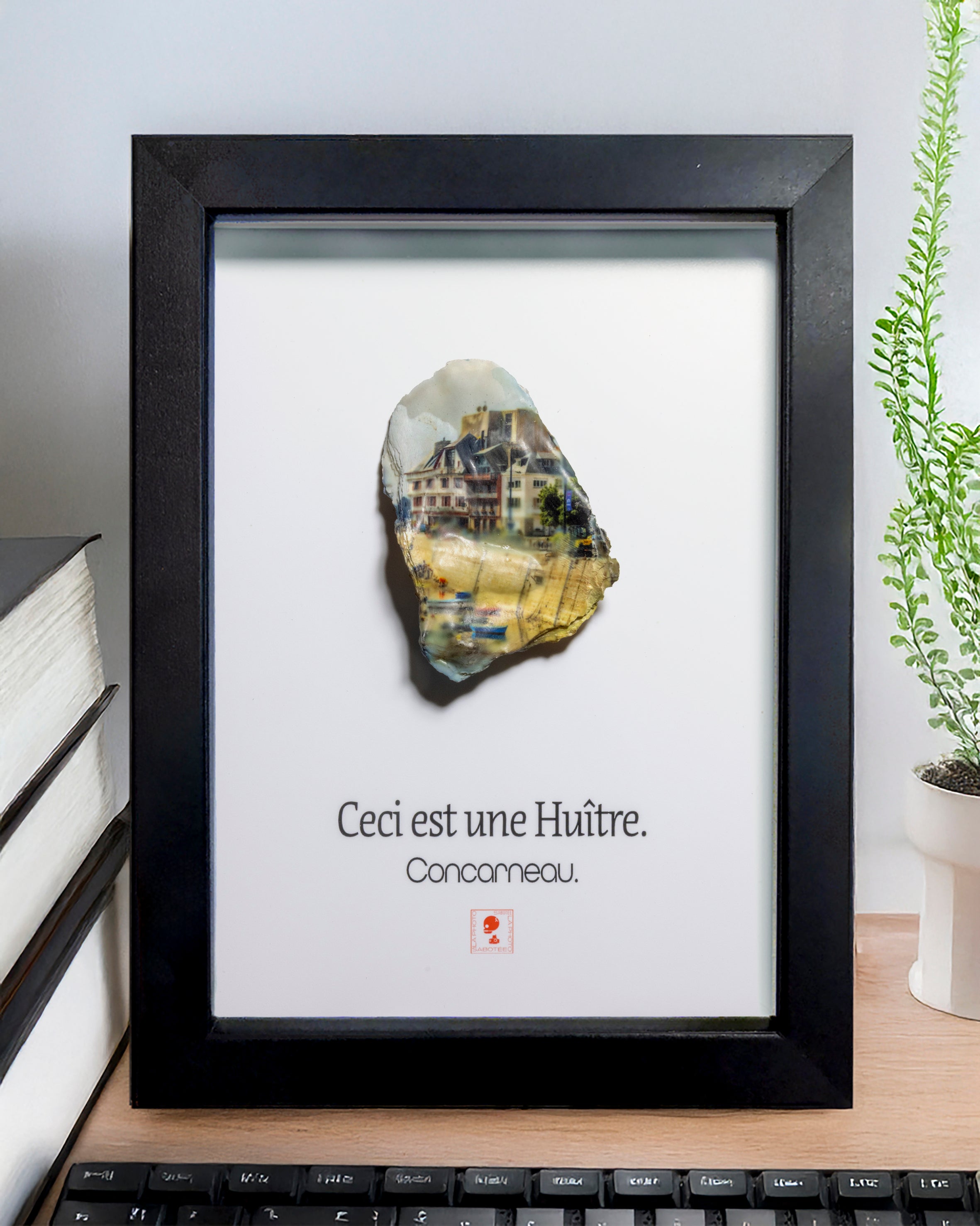 Huître Photographique – Concarneau – Cadre Art Box 13x18 cm
