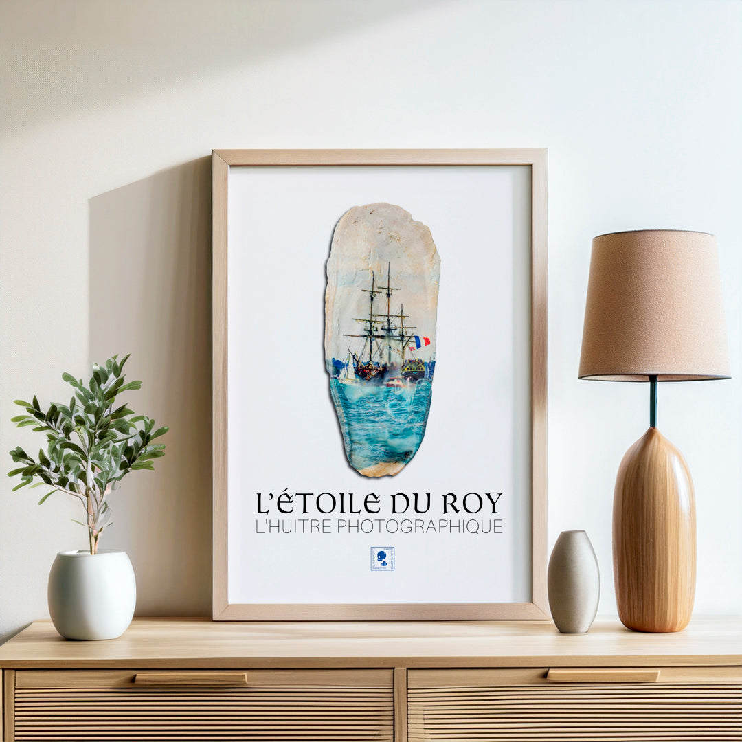 Affiche iodée (sans cadre) – Étoile du Roy – le trois-mâts corsaire