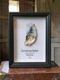 Huître Photographique – île de Groix, Phare de Pen-Men– Cadre Art Box 13x18 cm
