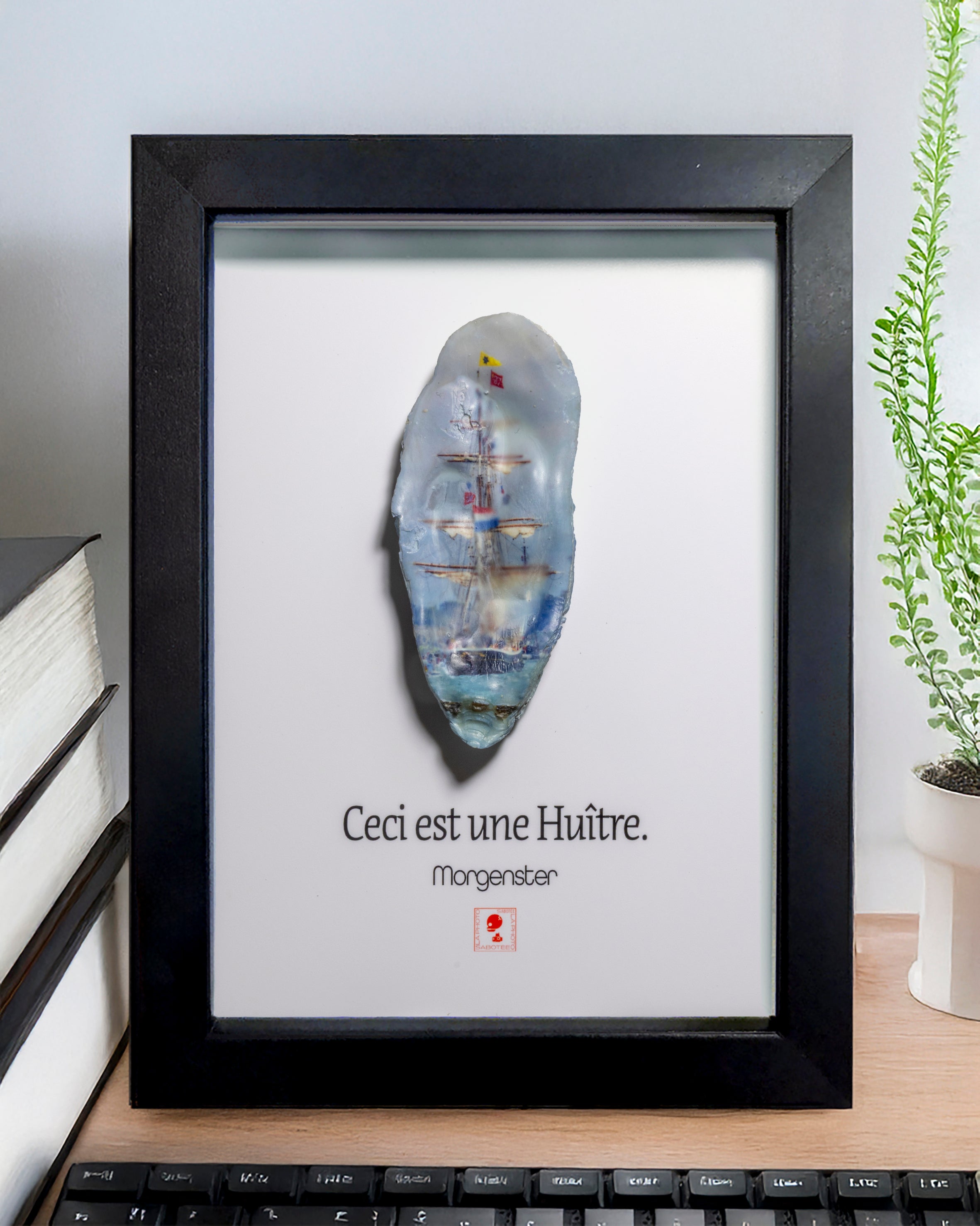 Huître Photographique – Morgenster – Cadre Art Box 13x18 cm