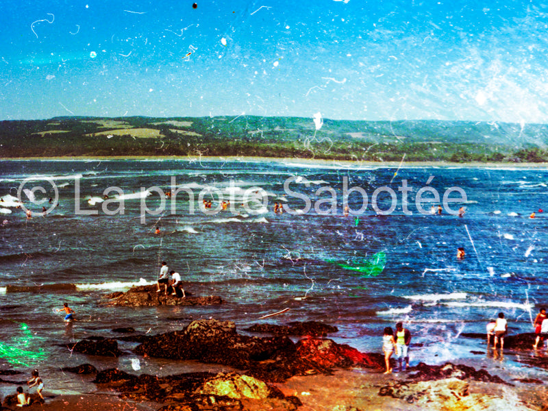 La plage - Pichelimu. série : llamada (sans cadre)