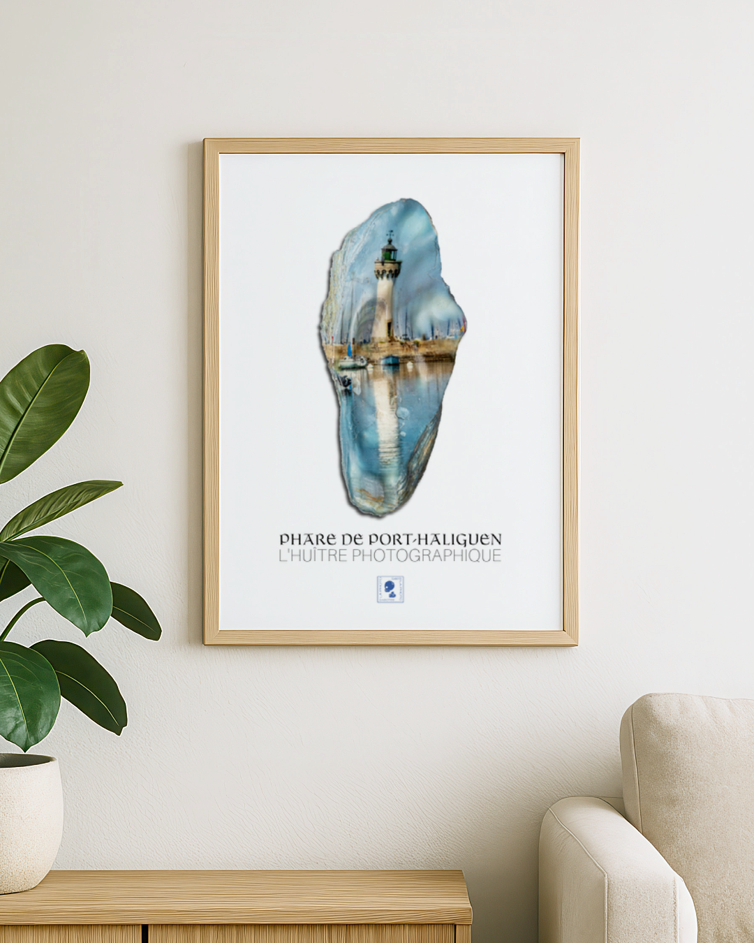 Affiche iodée (sans cadre) – Phare de Port Haliguen, Quiberon