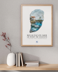 Affiche iodée (sans cadre) – Port de Sauzon, Belle-Île-en-Mer