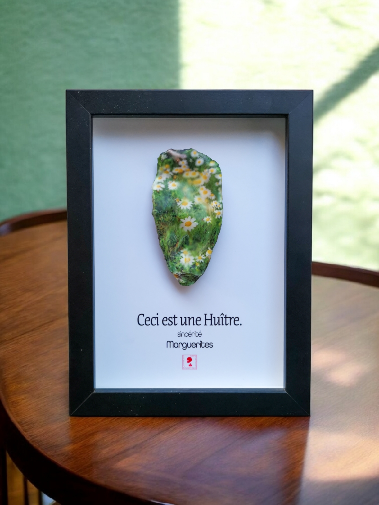 Huître Photographique – Marguerites – Cadre Art Box 13x18 cm