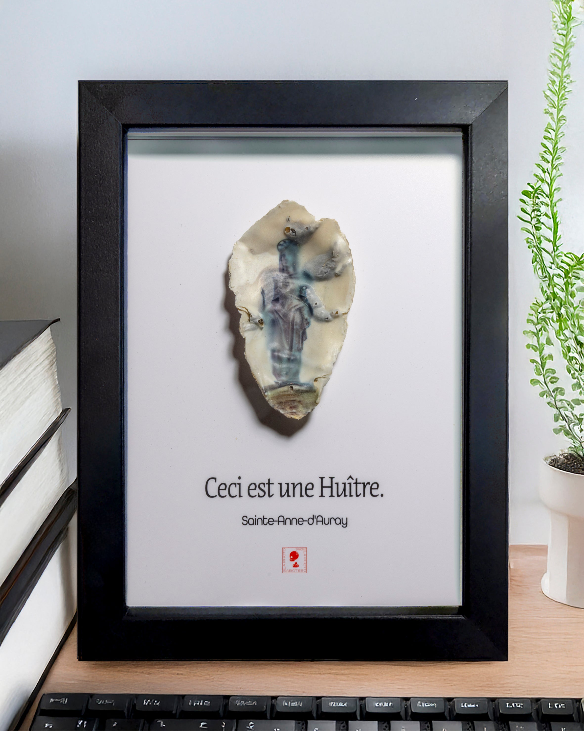 Huître Photographique – Sainte-Anne-d'Auray – Cadre Art Box 13x18 cm