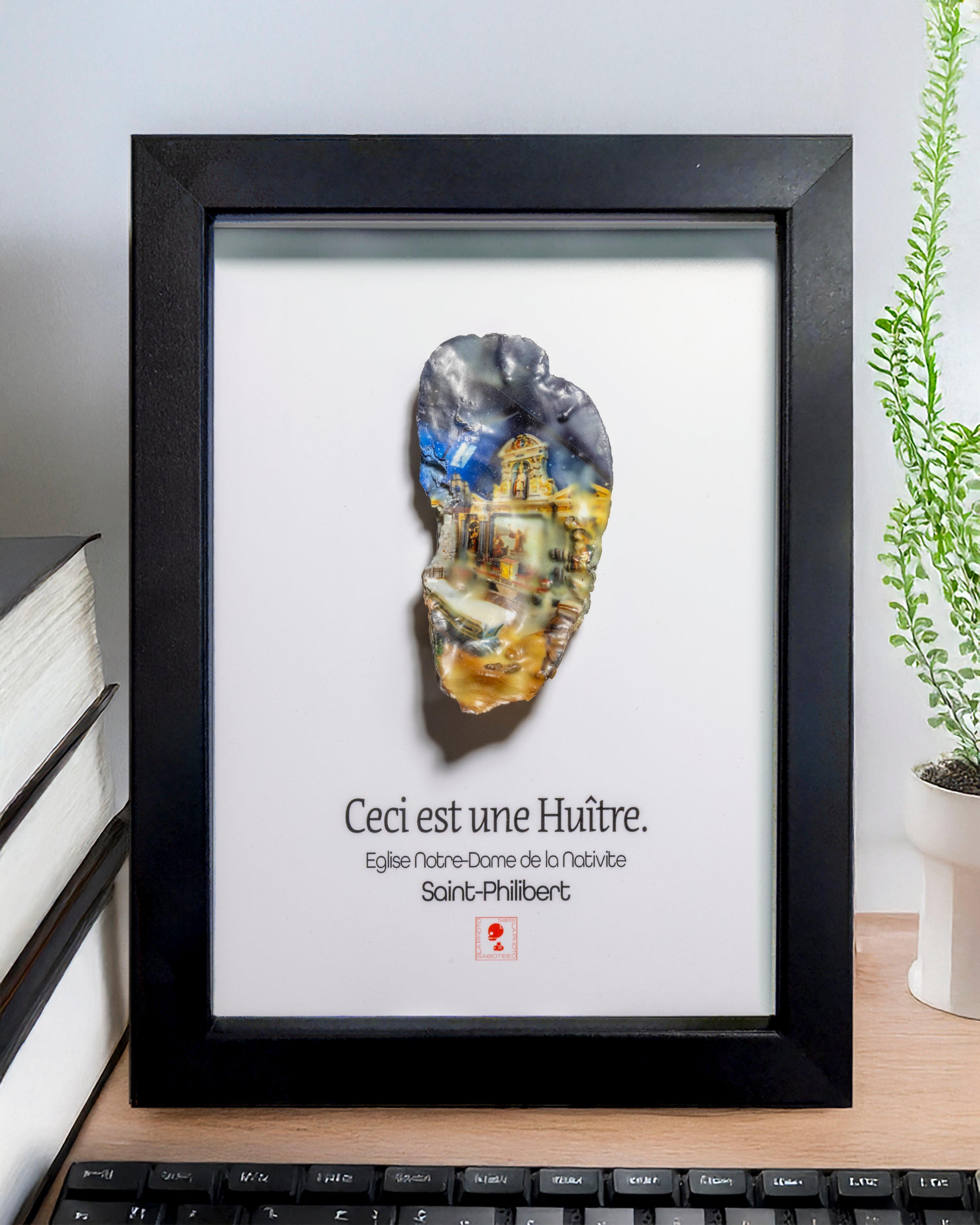Huître Photographique – Eglise de Saint-Philibert – Cadre Art Box 13x18 cm