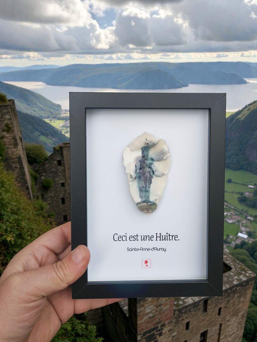 Huître Photographique – Sainte-Anne-d'Auray – Cadre Art Box 13x18 cm