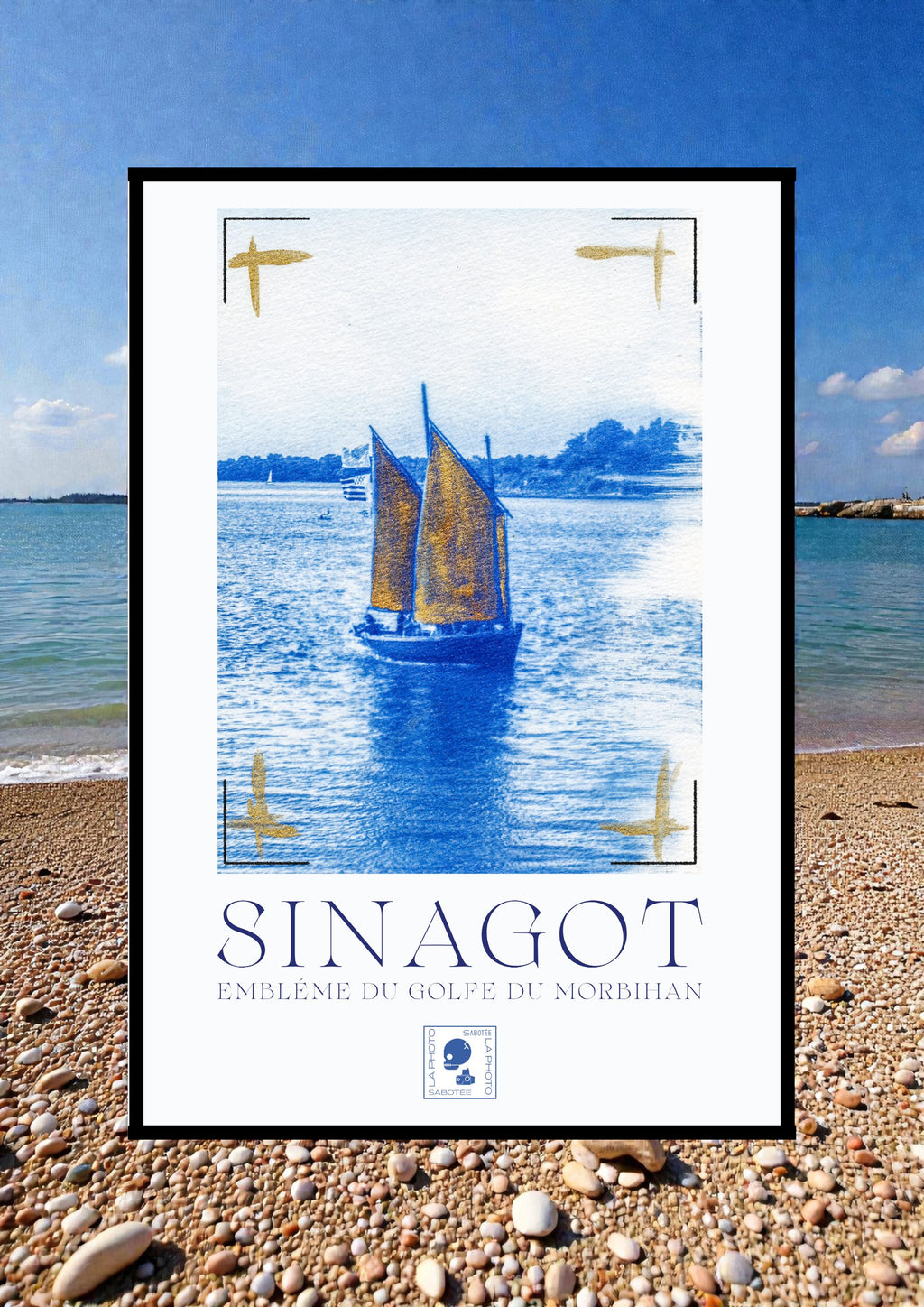 Affiche Cyanotypée (sans cadre) – Sinagot