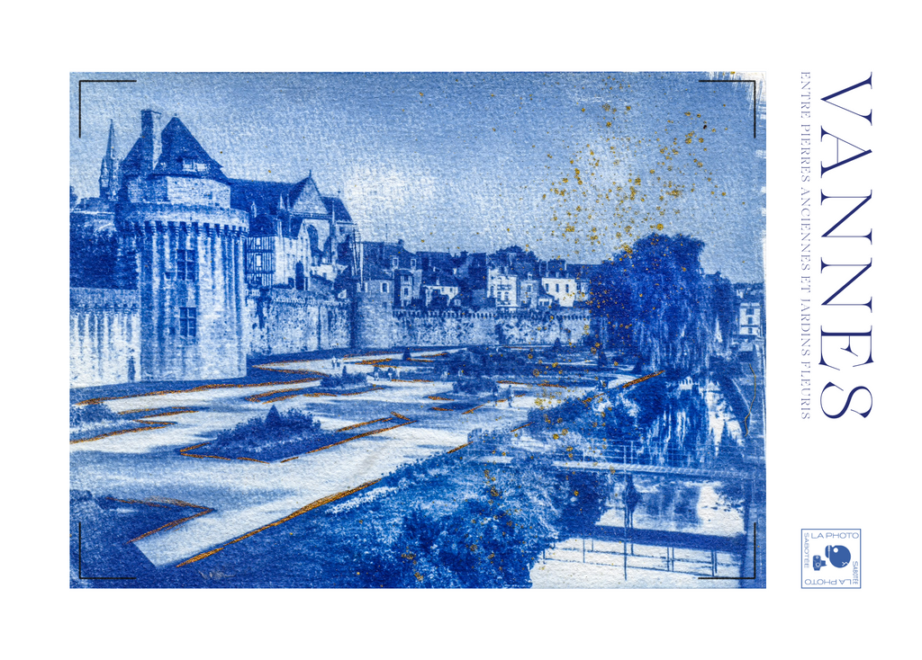 Affiche Cyanotypée (sans cadre) – Vannes