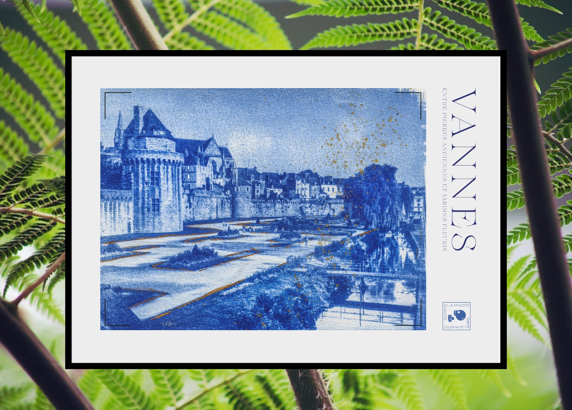 Affiche Cyanotypée (sans cadre) – Vannes