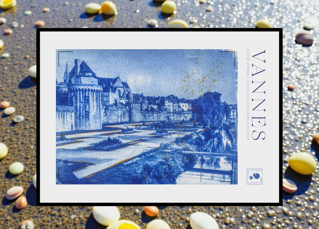 Affiche Cyanotypée (sans cadre) – Vannes