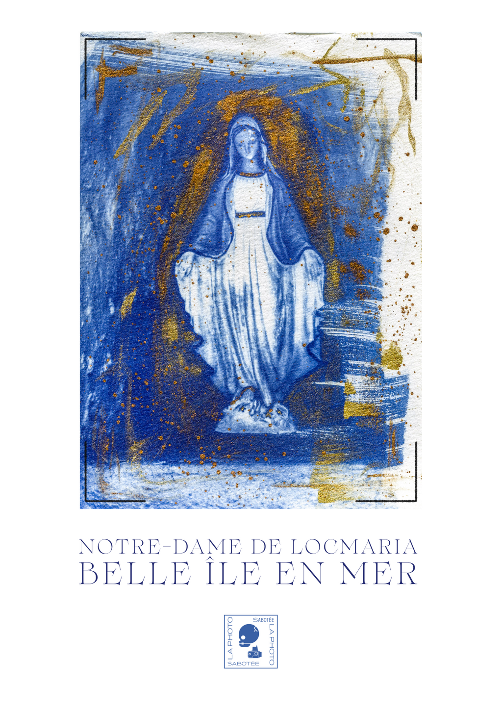 Affiche Cyanotypée (sans cadre) – Notre Dame de Locmaria